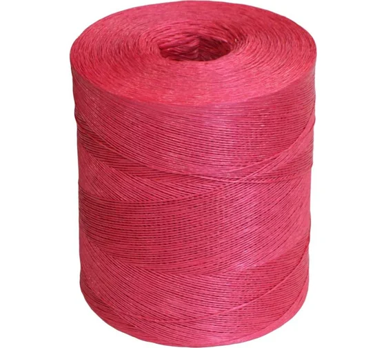 Шпагат полипропиленовый 1000 ТЕКС окрашенный НФЗО на шпуле