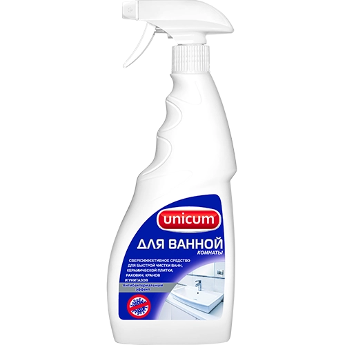 Спрей Unicum для чистки ванной комнаты 500 мл