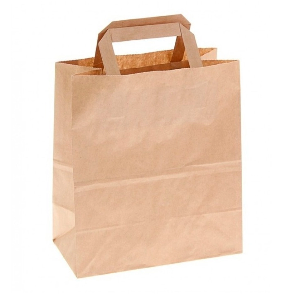 Бумажный пакет 280х150х320 П-ручки, Крафт, 70г/м2