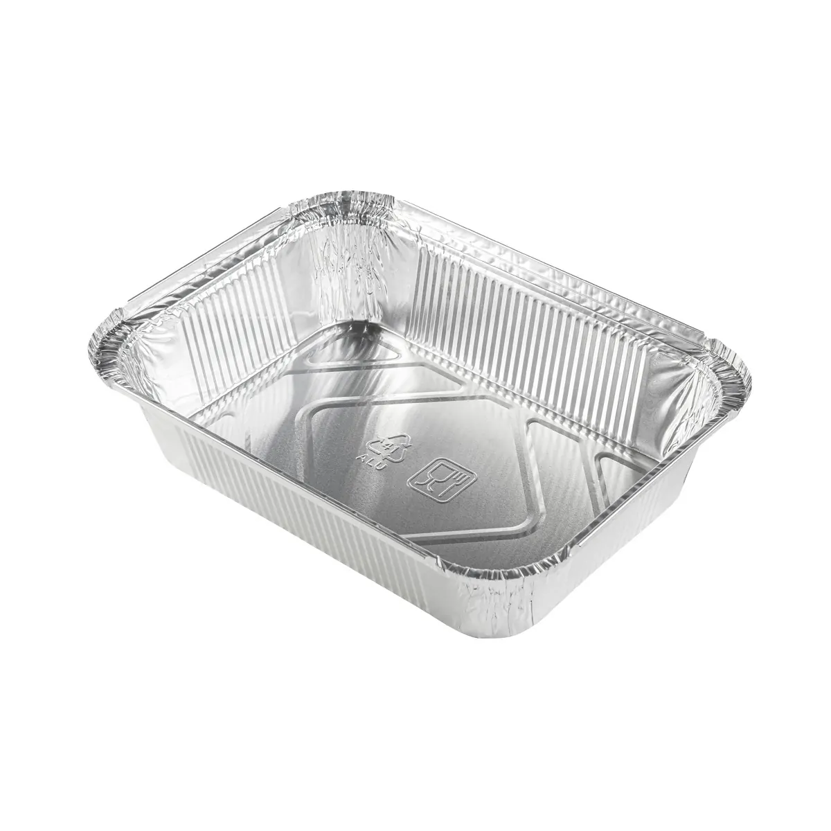 Алюминиевая форма L-край, 262 х 189 x 55 мм, 1900 мл (410-023)