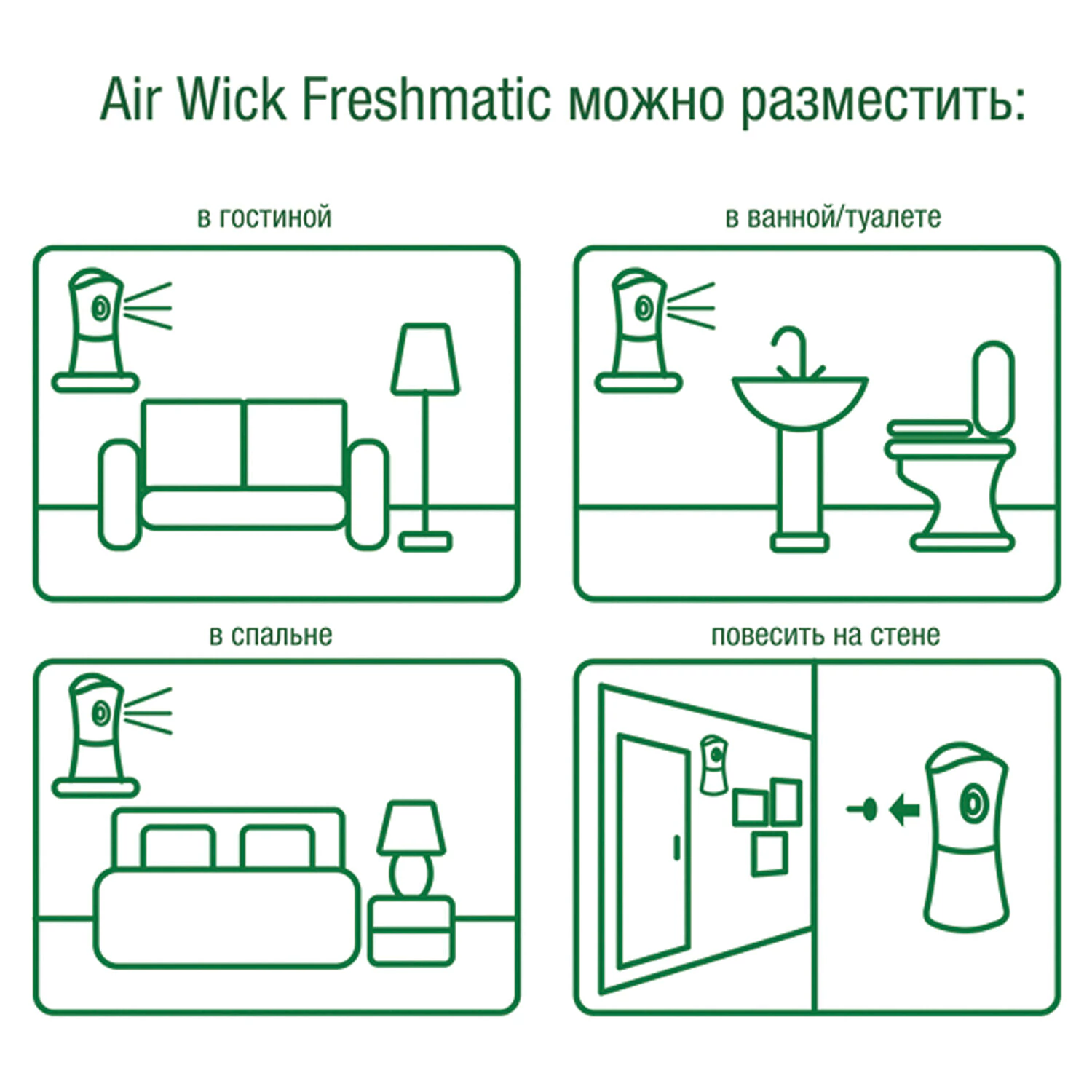 Сменный блок для освежителя воздуха Air Wick Лимон и женьшень 250 мл