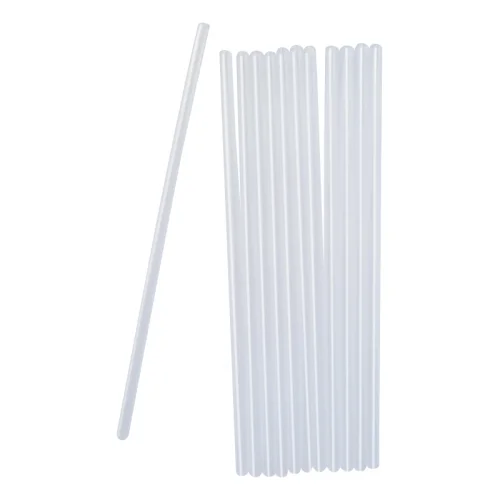 Трубочки коктейльные прозрачные прямые MILK  8 х 240 мм, 250 шт