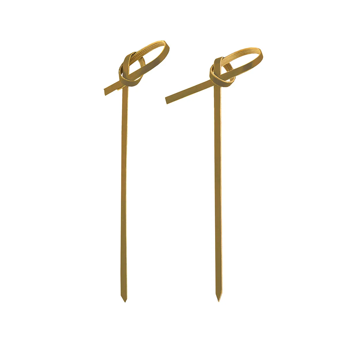 Декоративные пики из бамбука AVIORA Узелок, 90 мм, 100 шт