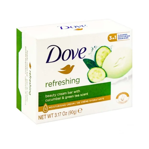 Увлажняющее крем-мыло Dove Refreshing, 90 грамм