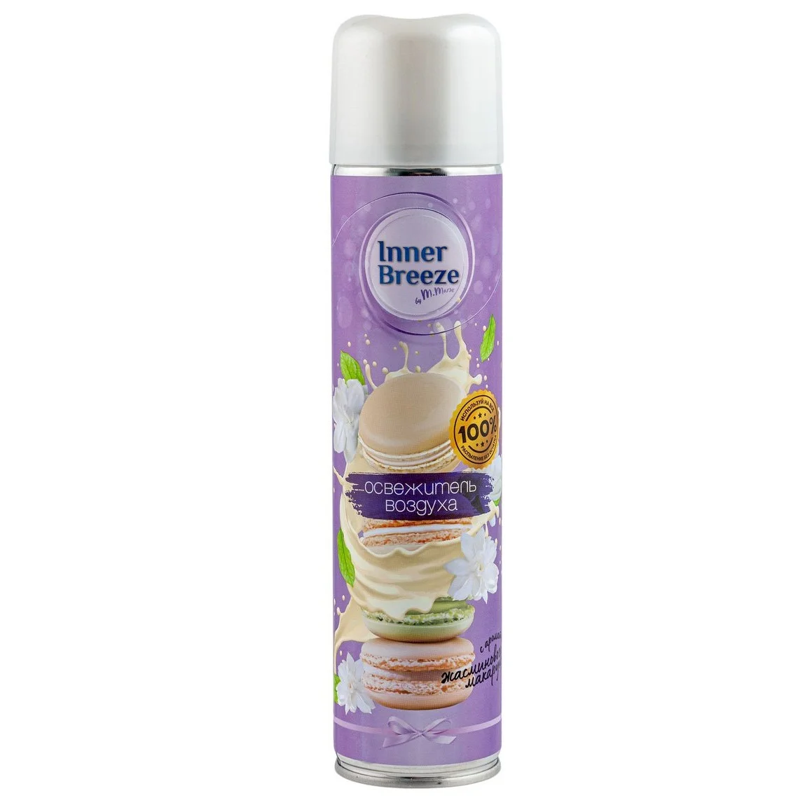 Освежитель воздуха водного распыления INNERBREEZE Жасминовый макарунс 300 мл