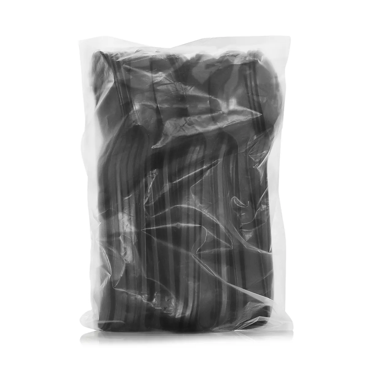 Одноразовые столовые ложки Премиум черные 50 шт