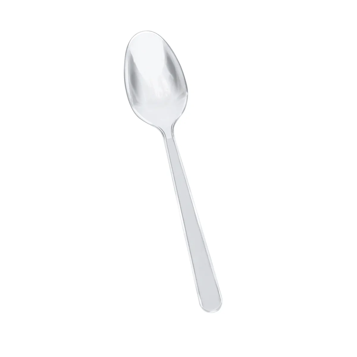 Одноразовые столовые ложки Премиум прозрачные 50 шт