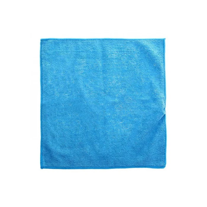 Салфетка из микрофибры 29 х 29 см, 200 гр/м2, голубая
