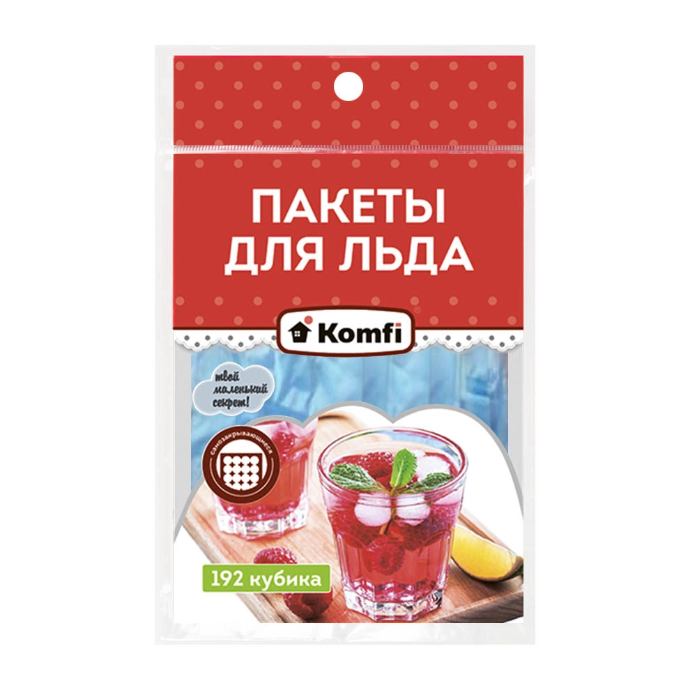 Пакет для льда Komfi 192 кубика в ПП упаковке