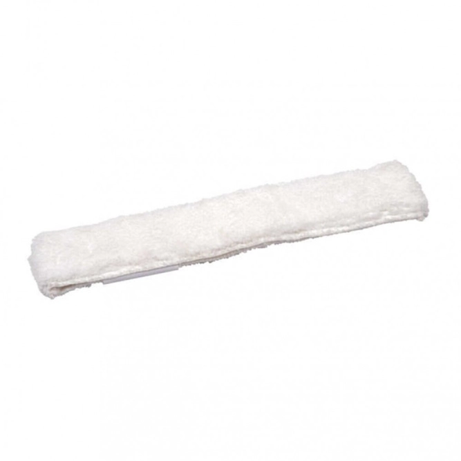 Шубка для мытья окон  (плюш), белая, 45 см