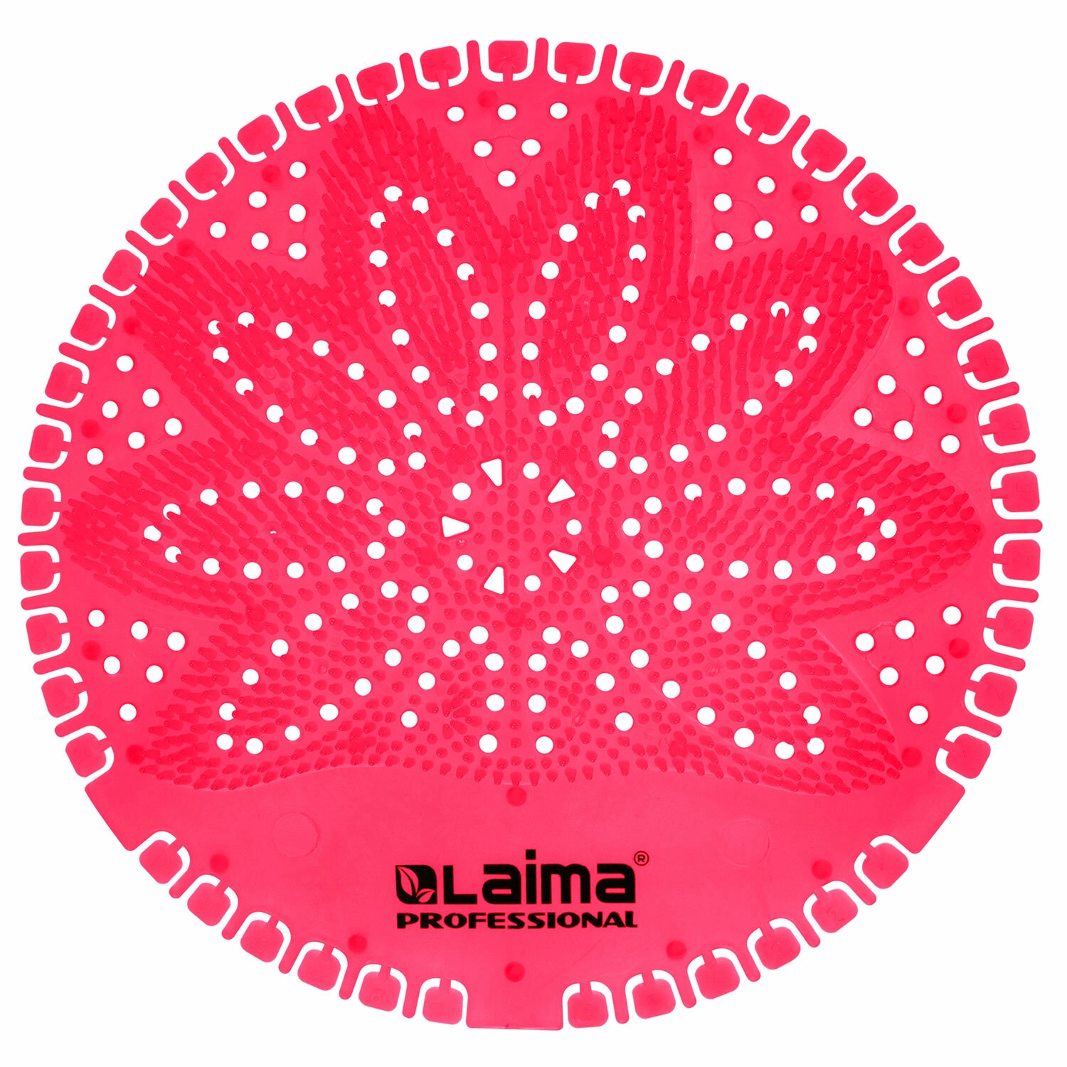 Дезодоратор коврик для писсуара LAIMA Professional, красный, аромат Ягоды, на 30 дней