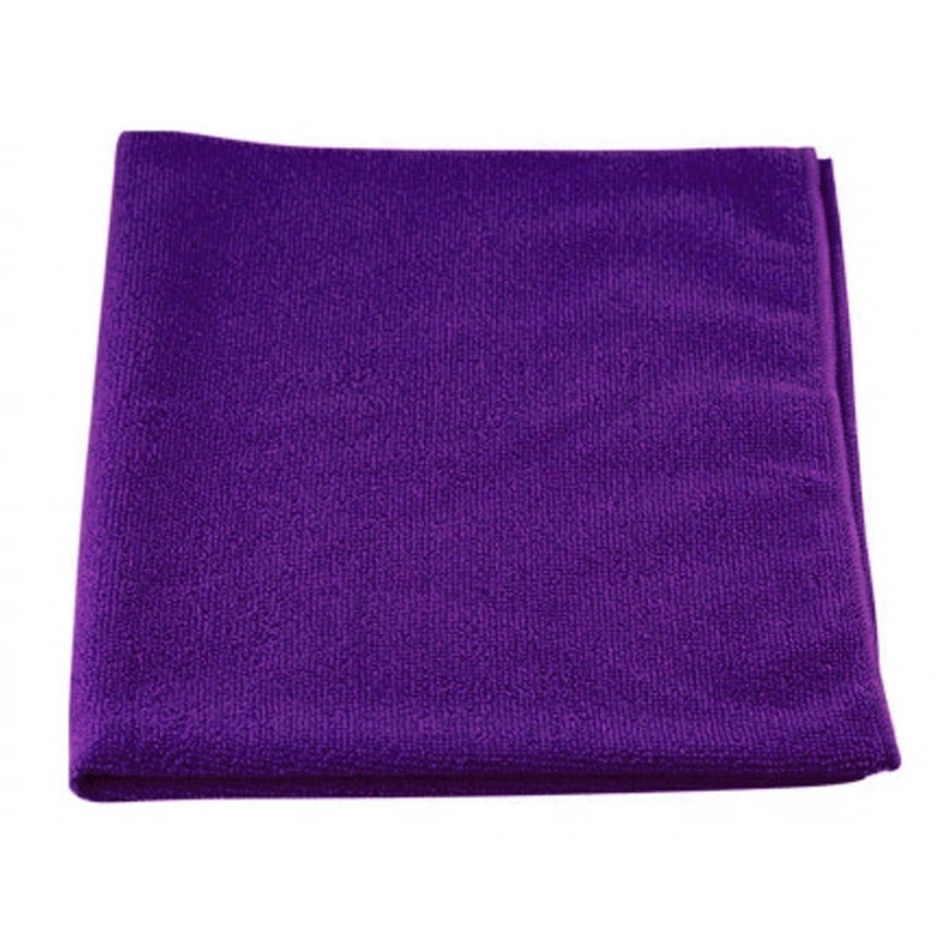 Тряпка из микрофибры 60 х 80 см СТАНДАРТ фиолетовая, 1 шт