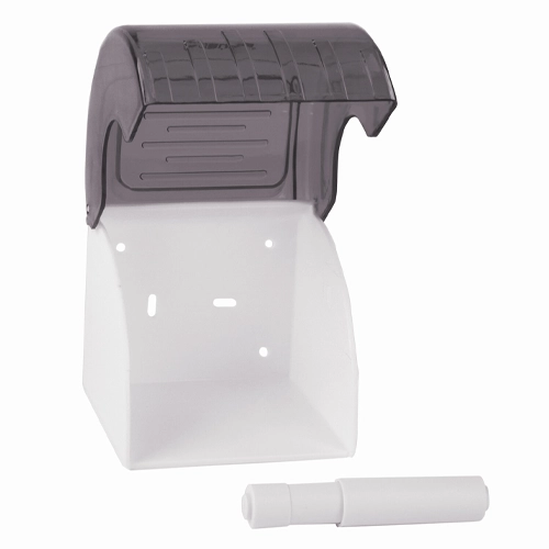 Диспенсер для бытовой туалетной бумаги LAIMA, тонированный серый