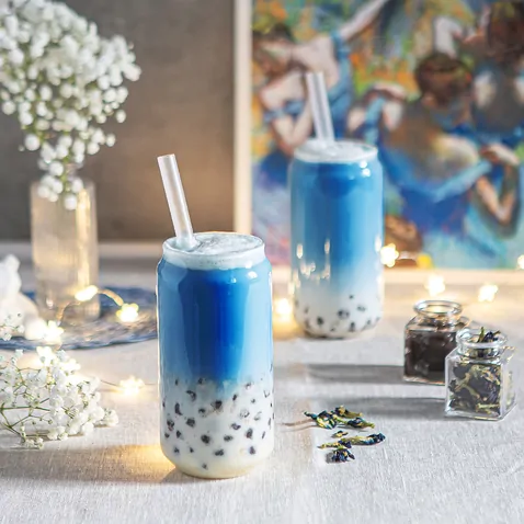 Трубочки Bubble Tea 12*210 мм прямые прозрачные в индивидуальной упаковке 250 шт