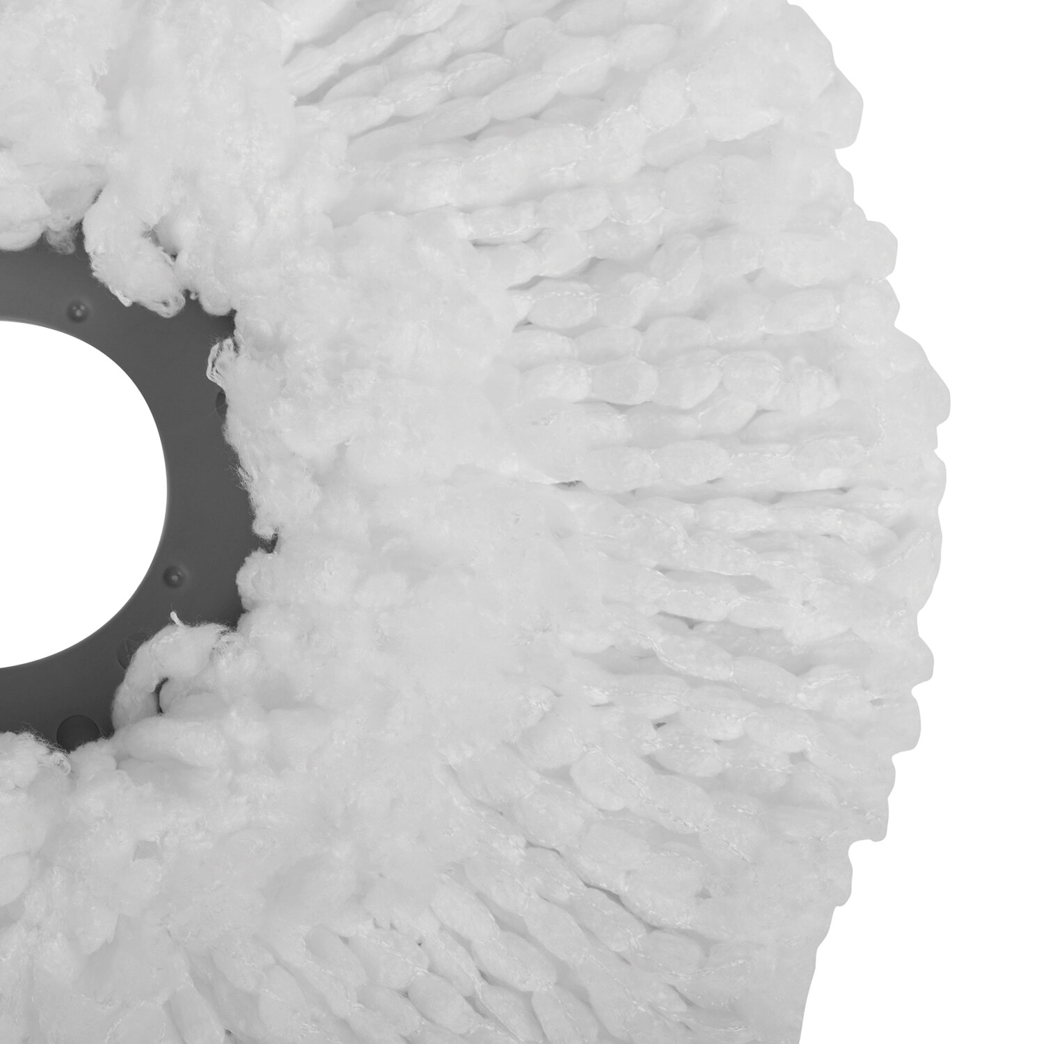 Насадка Моп из микрофибры для швабры Лайма круглая, диаметр 16 см