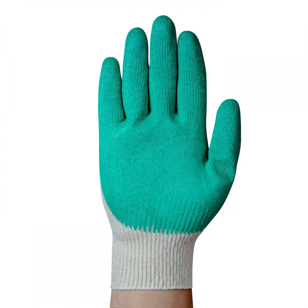 Перчатки х/б с однослойным латексным покрытием Берд