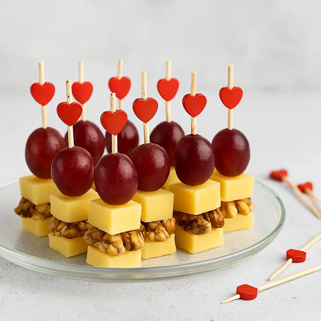 Пики для канапе Сердце 12 см, 100 шт.