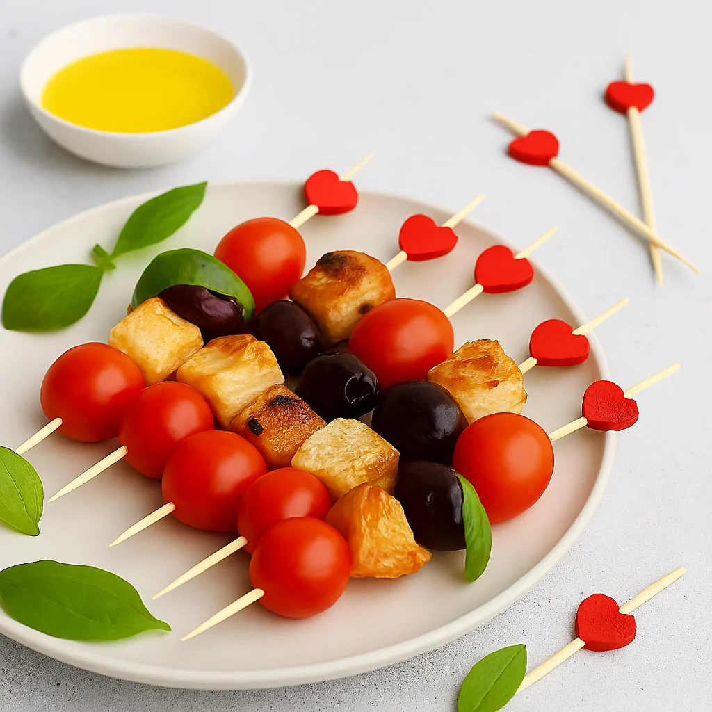 Пики для канапе Сердце 12 см, 100 шт.